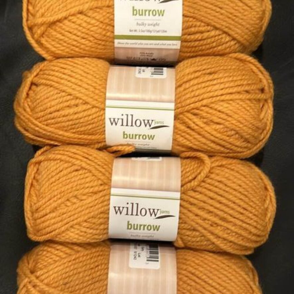 Bundle of 6  skeins Willow Yarns burrow Bulky Yarn